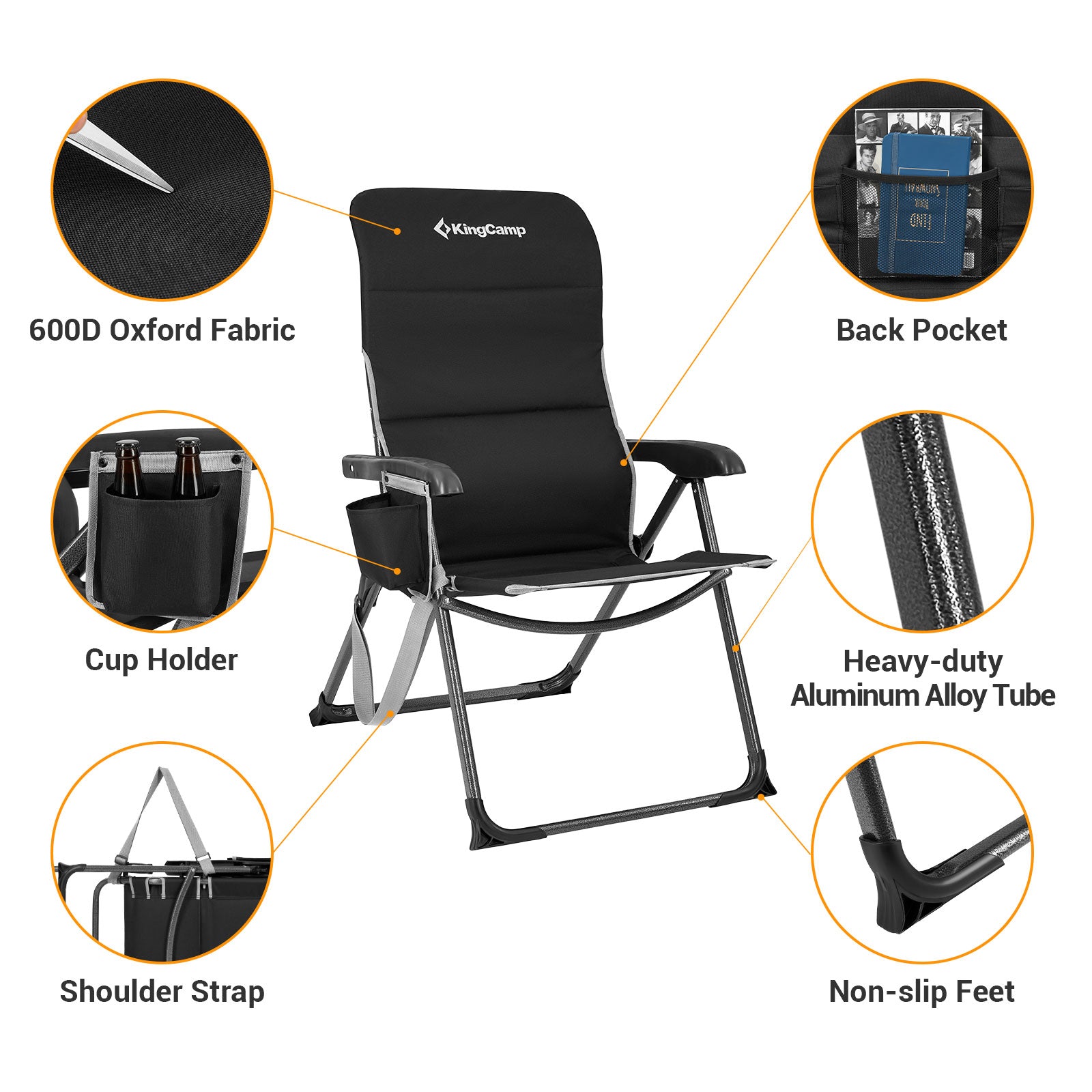 high back chair