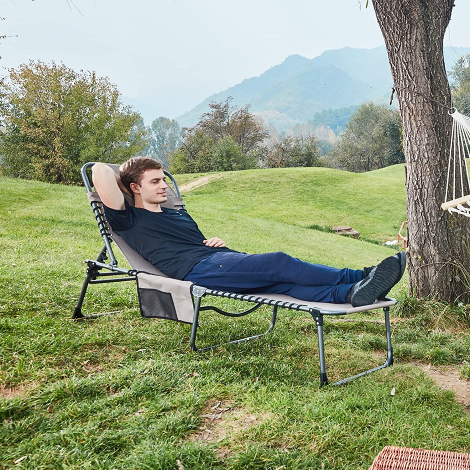 KingCamp BERLIN Classic Adjustable Cot Lounge Chair