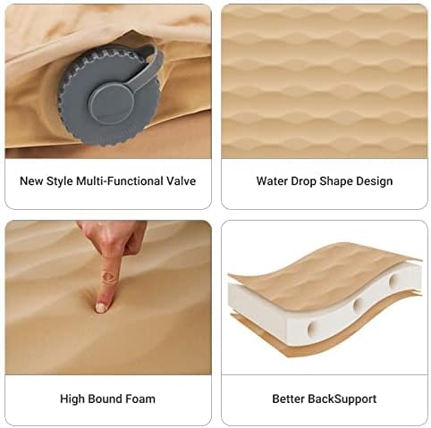 KingCamp PREMIUM 3D 7.5 Self-Inflating Double/Single Sleeping Mattress