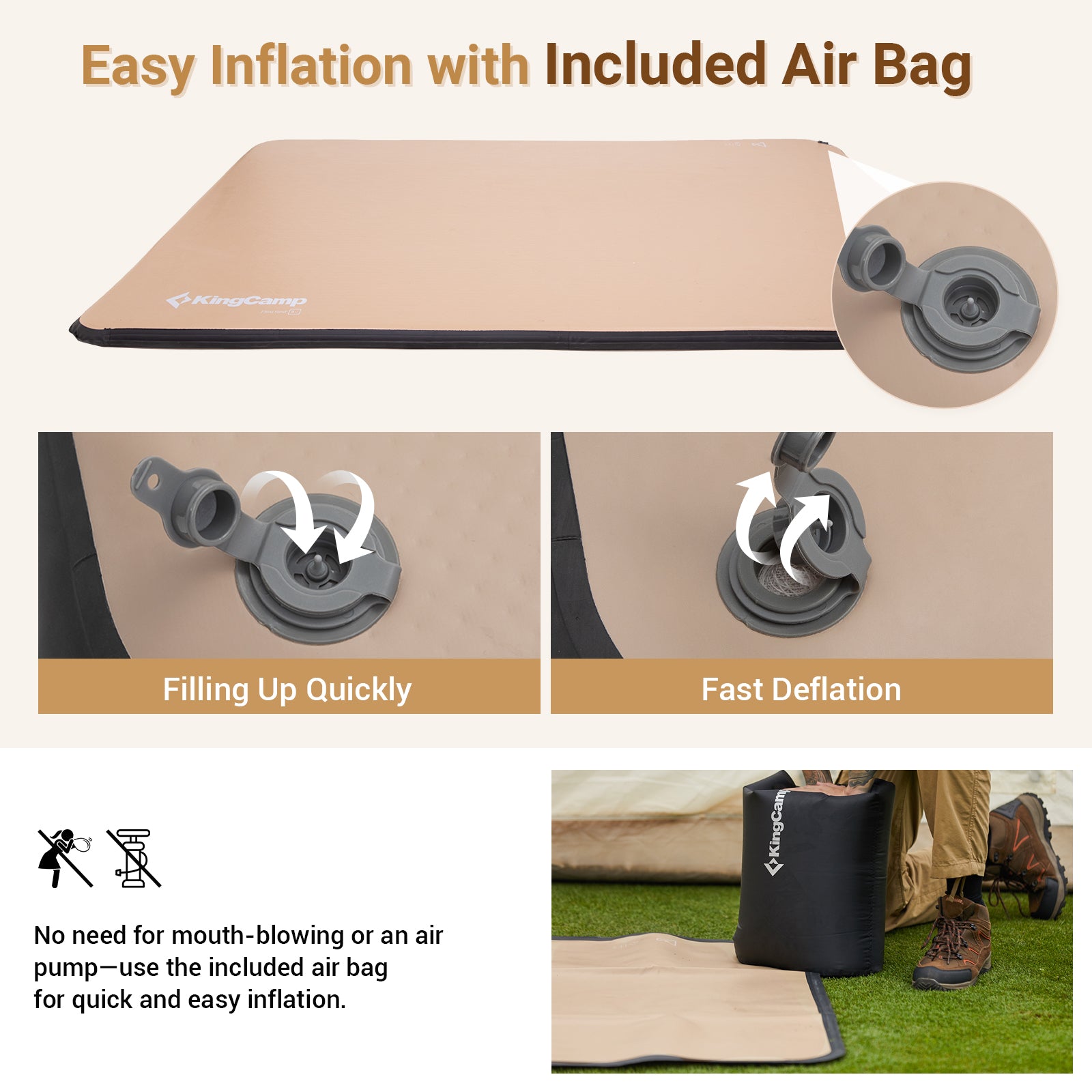 KingCamp Flexi Rest 5.0 Air Sleeping Pad