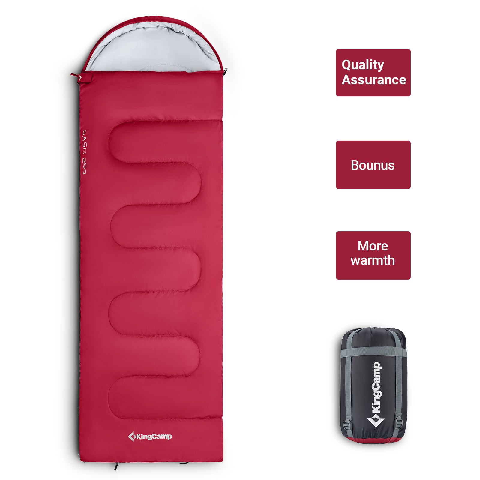 KingCamp 44°F Oasis 250 Sleeping Bag