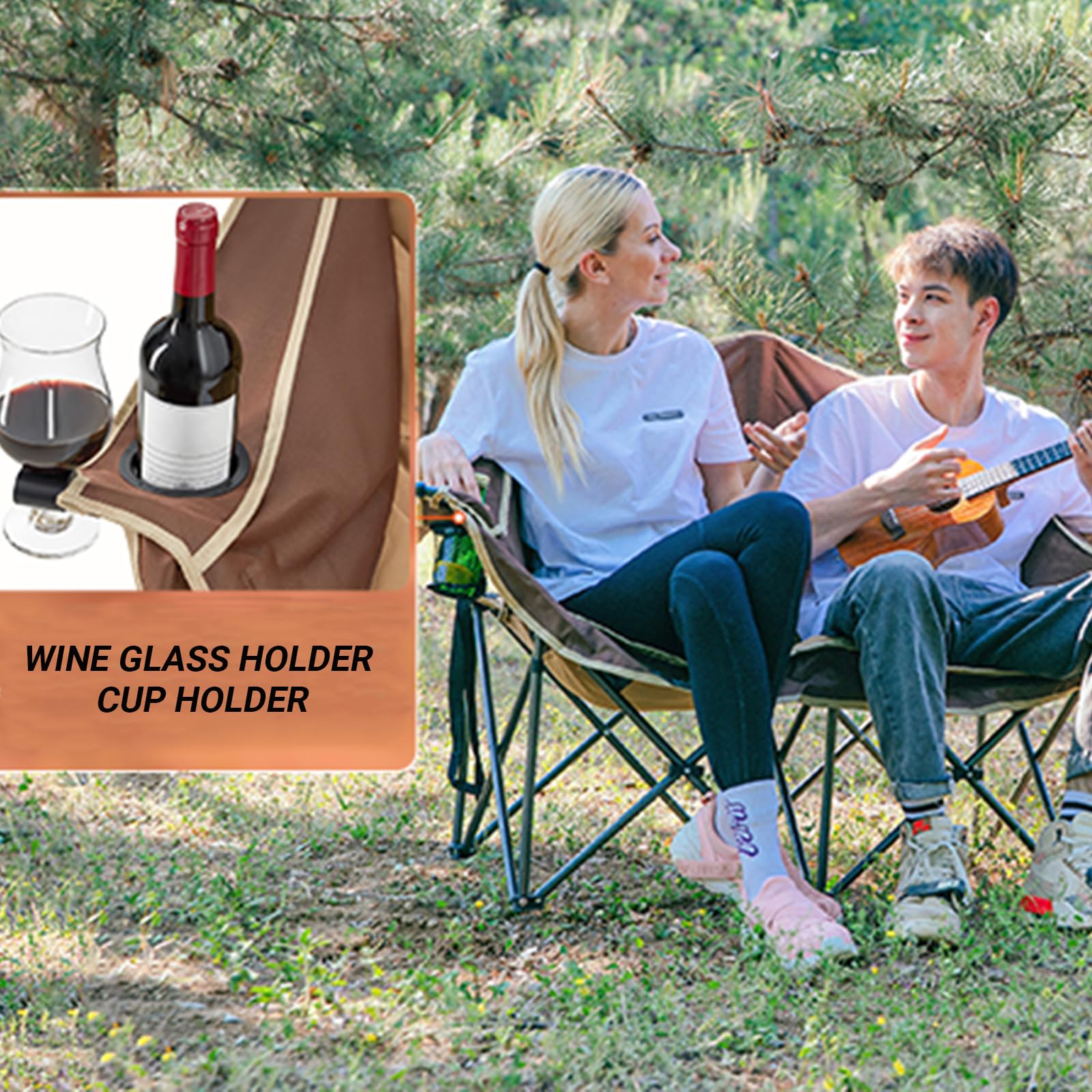 KingCamp CANNA C20 PLUS Loveseat Double Seat Chair