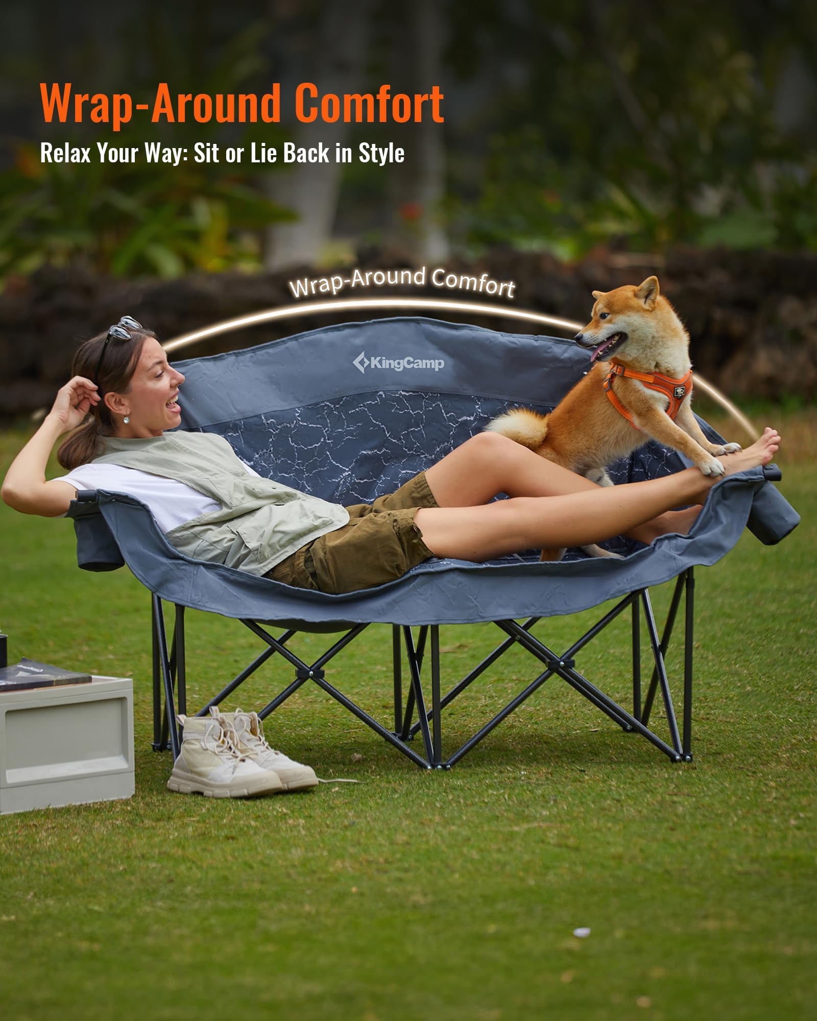 KingCamp CANNA C20 PLUS Loveseat Double Seat Chair
