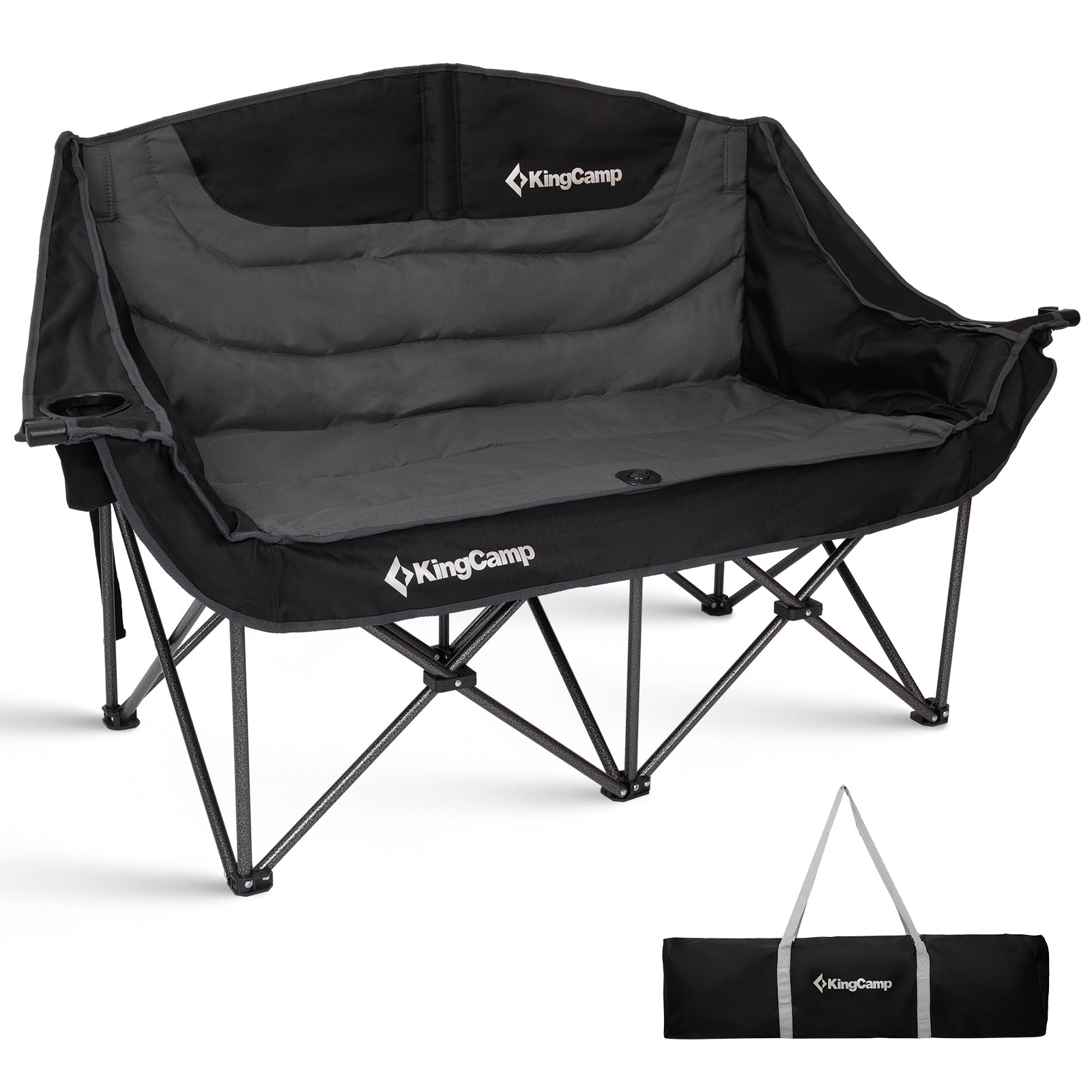 KingCamp VOLCAPETRA Oversized Padded Double Camping Sofa