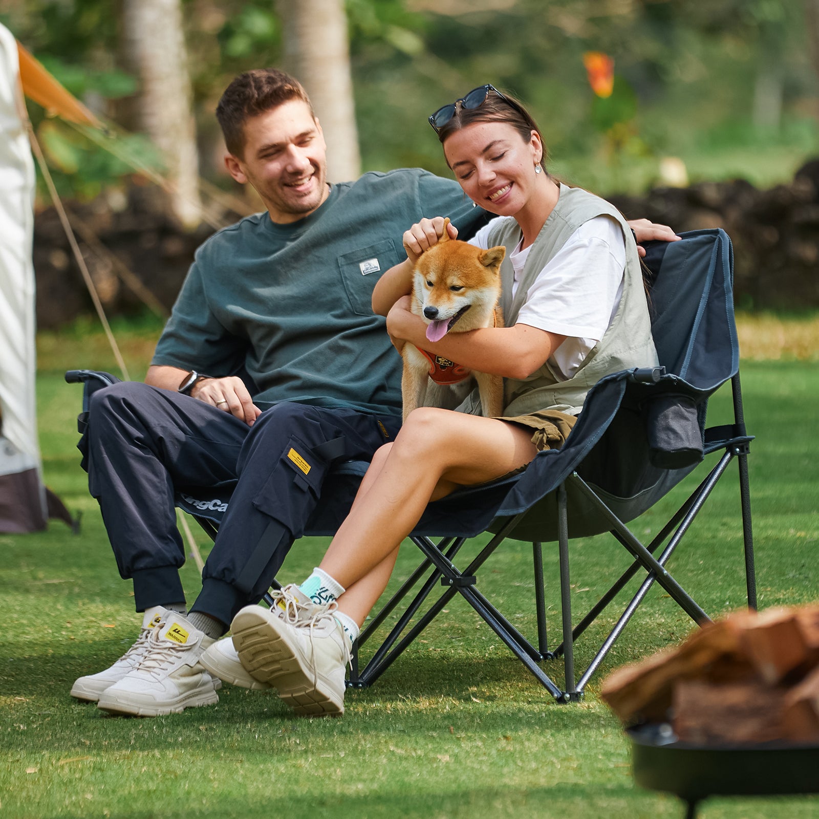 KingCamp CANNA C20 PLUS Loveseat Double Seat Chair