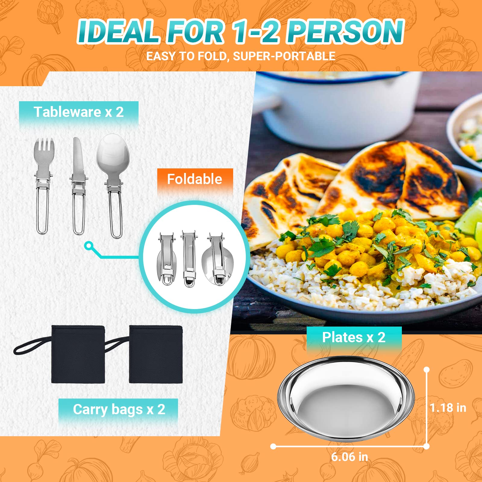 foldable tableware