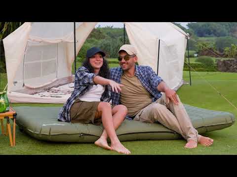 KingCamp GORGEOUS DOUBLE 17 Inflatable Sleeping Pad with Cover