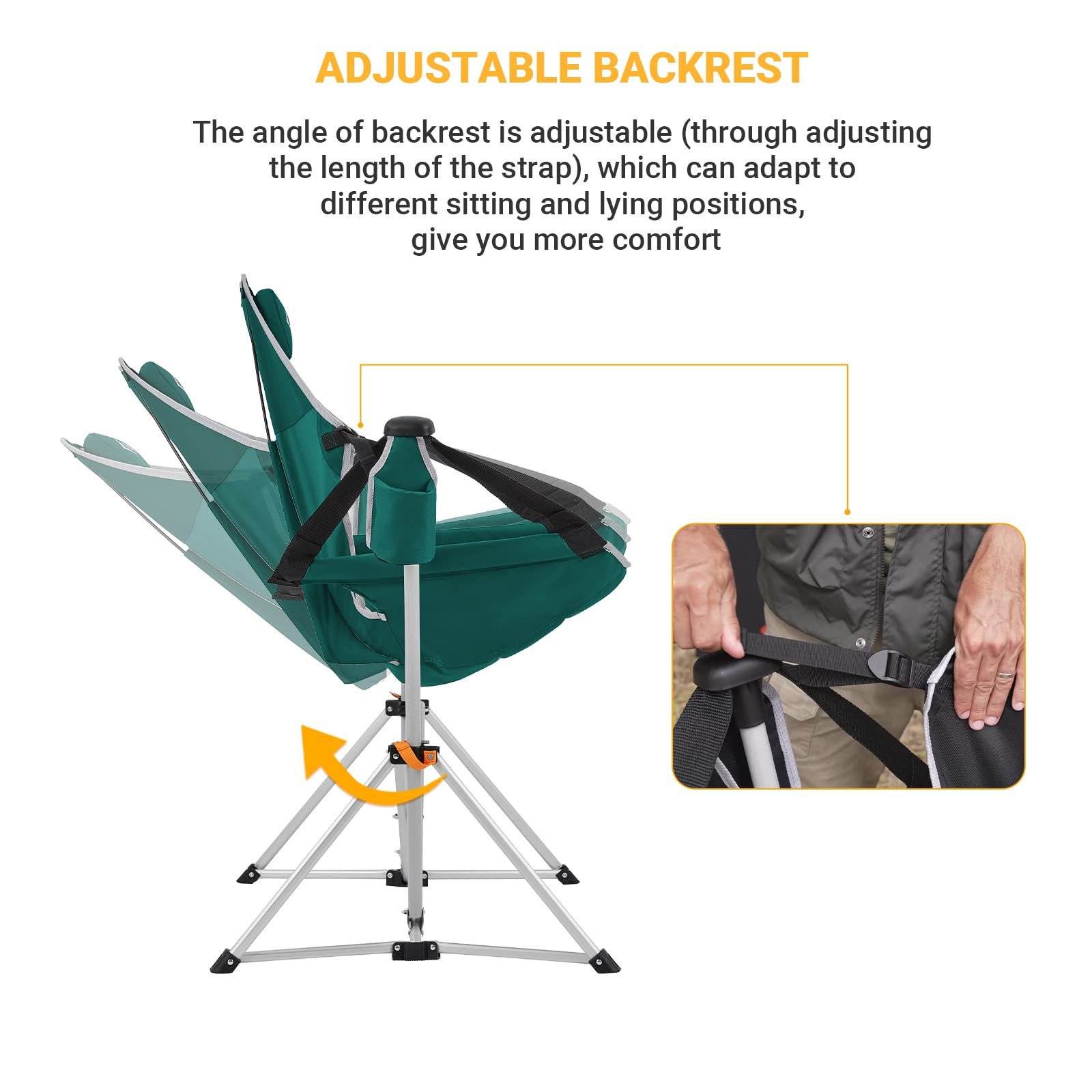 KingCamp Hammock Camp Recliner Chair