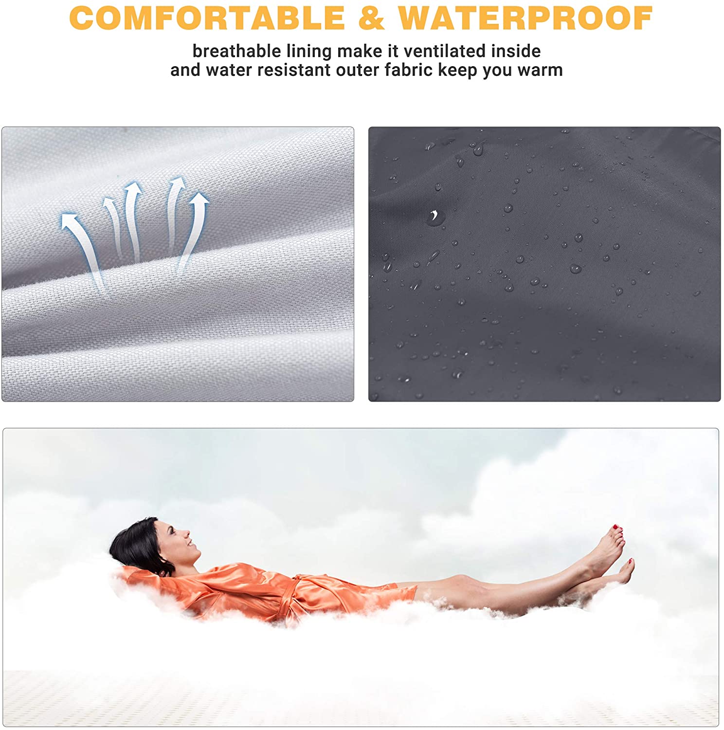 KingCamp Joinable Envelope Lightweight Adults Sleeping Bags