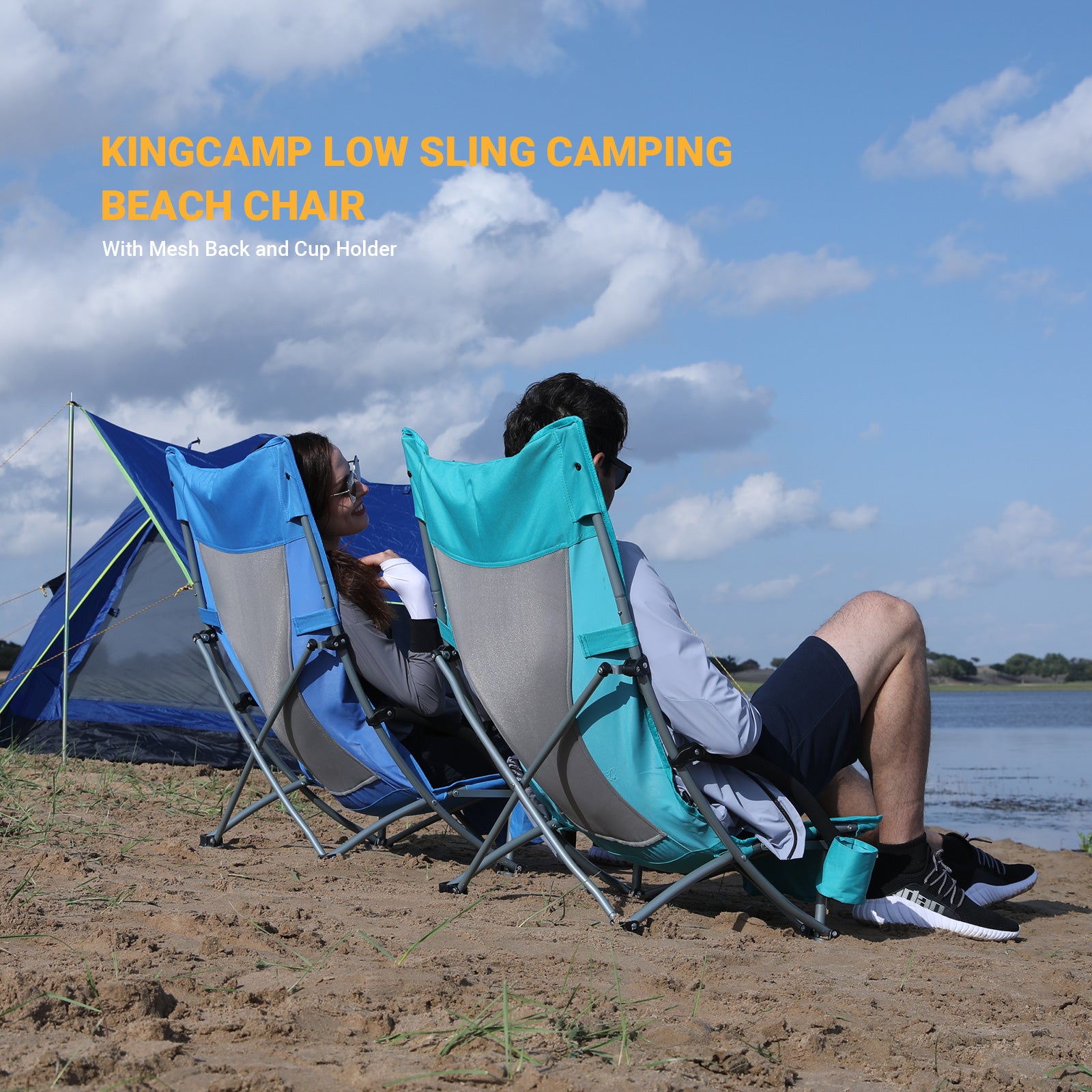 KingCamp Low Sling Beach Chairs