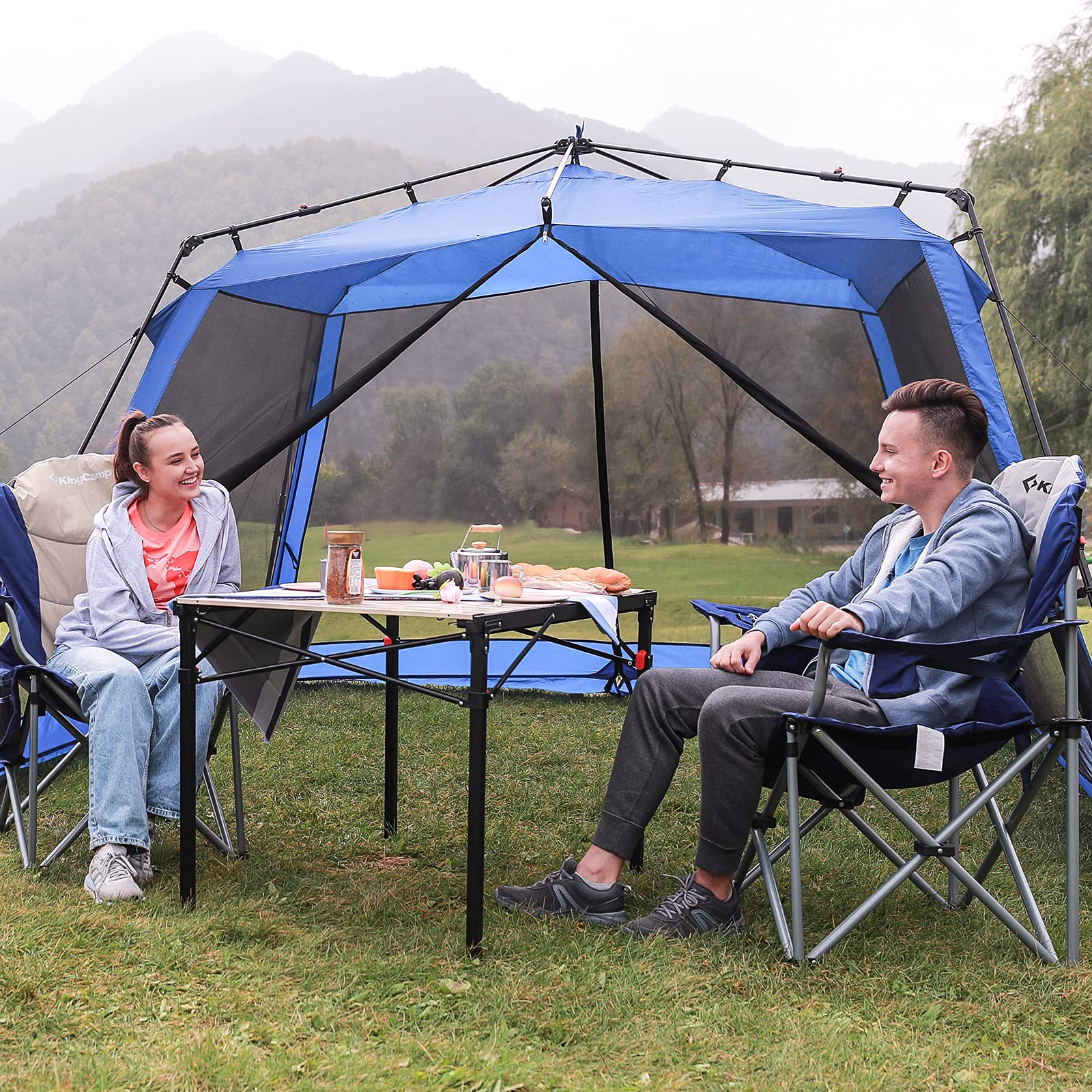 KingCamp Lumbar Support Oversized Camping Chair