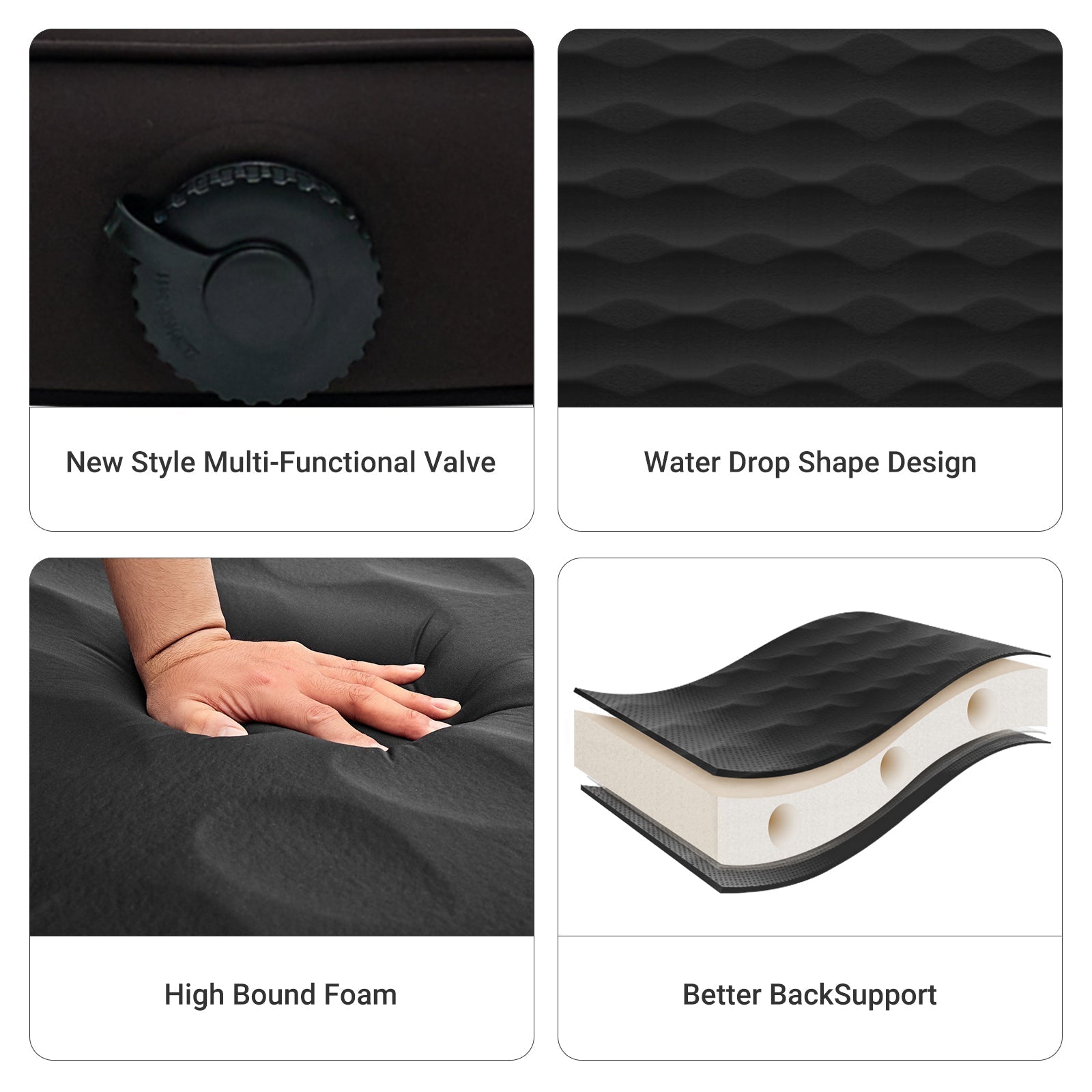 KingCamp Self-Inflating Double/Single Sleeping Mattress