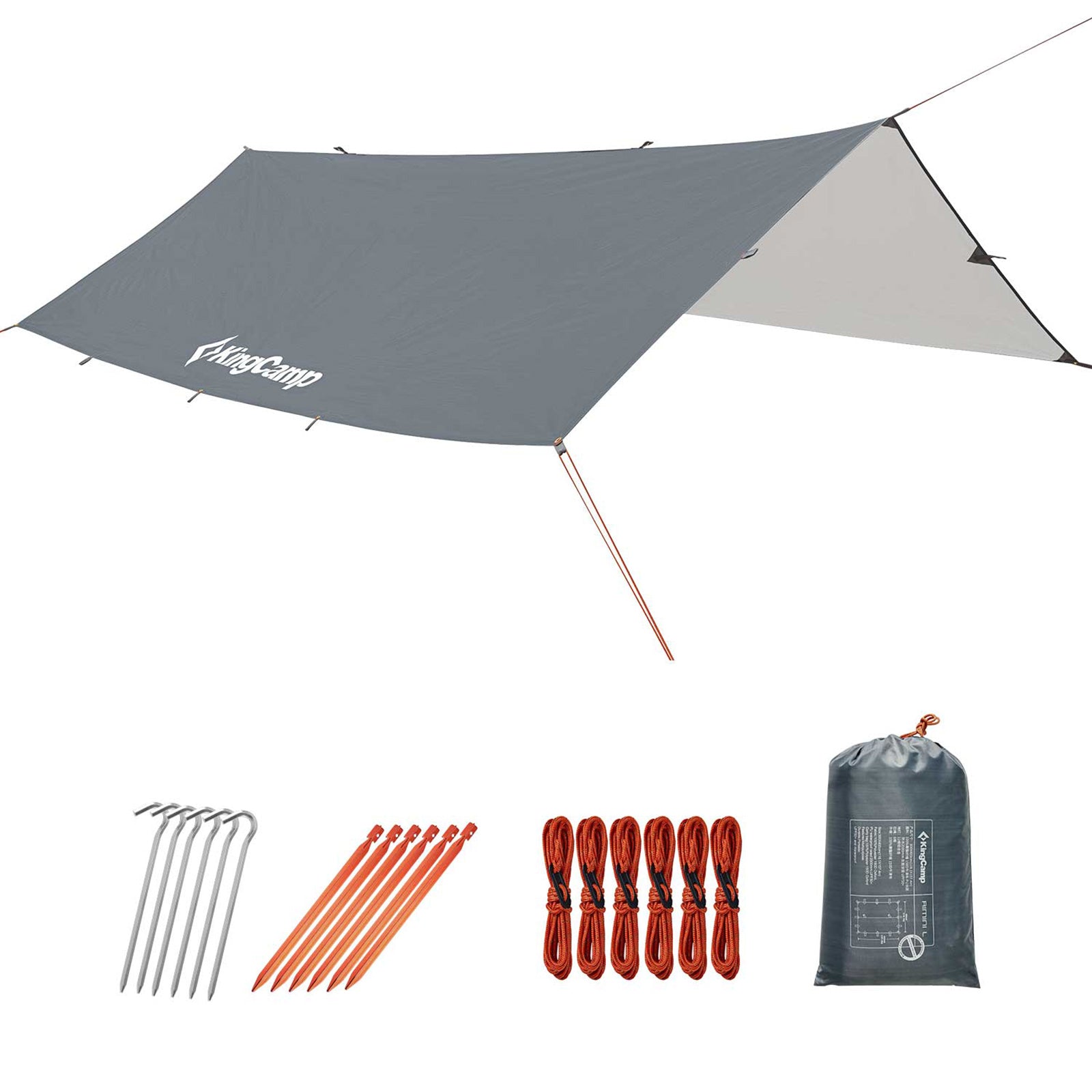KingCamp UPF50+ Lightweight Tent Tarp Hammock Shade
