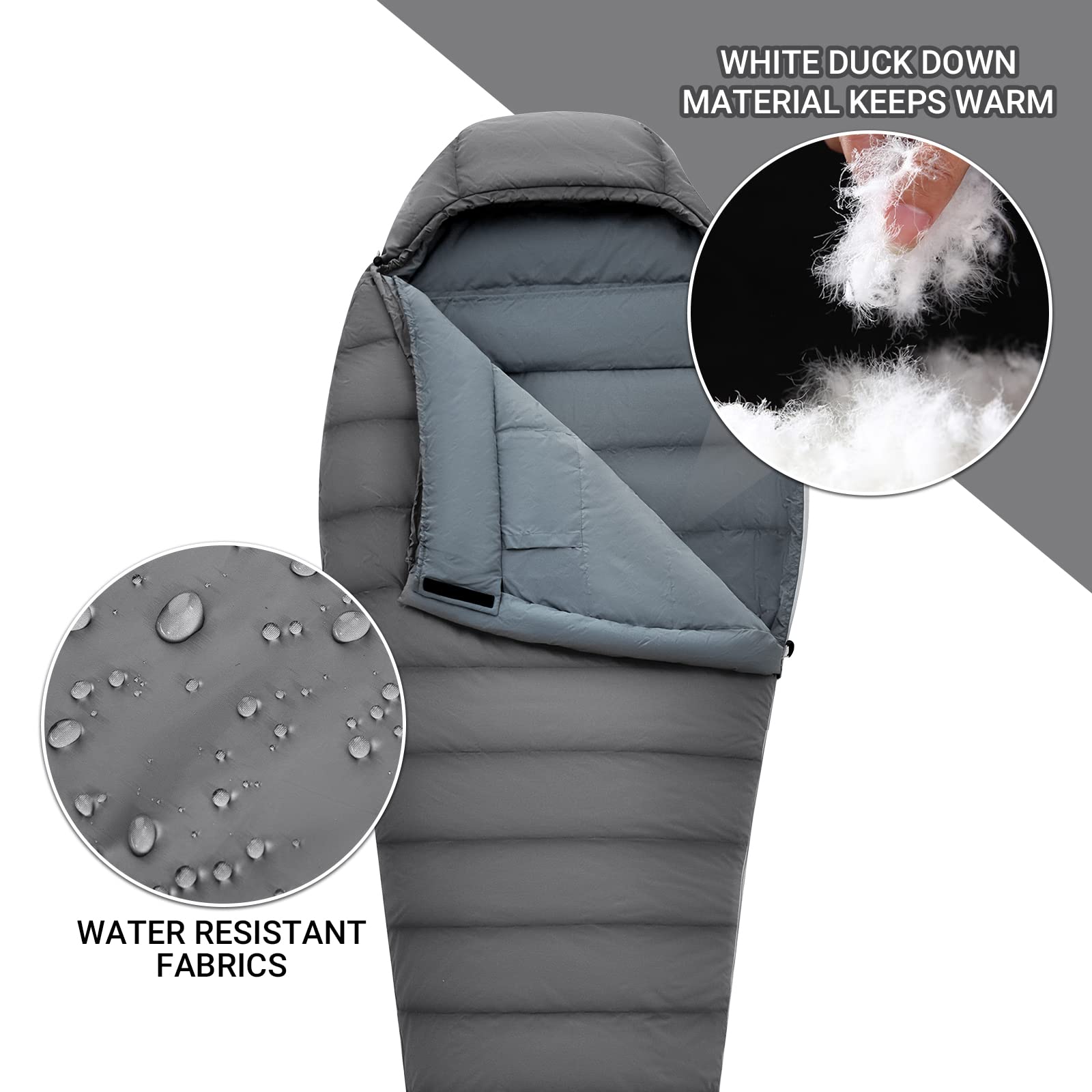 duck down sleeping bag