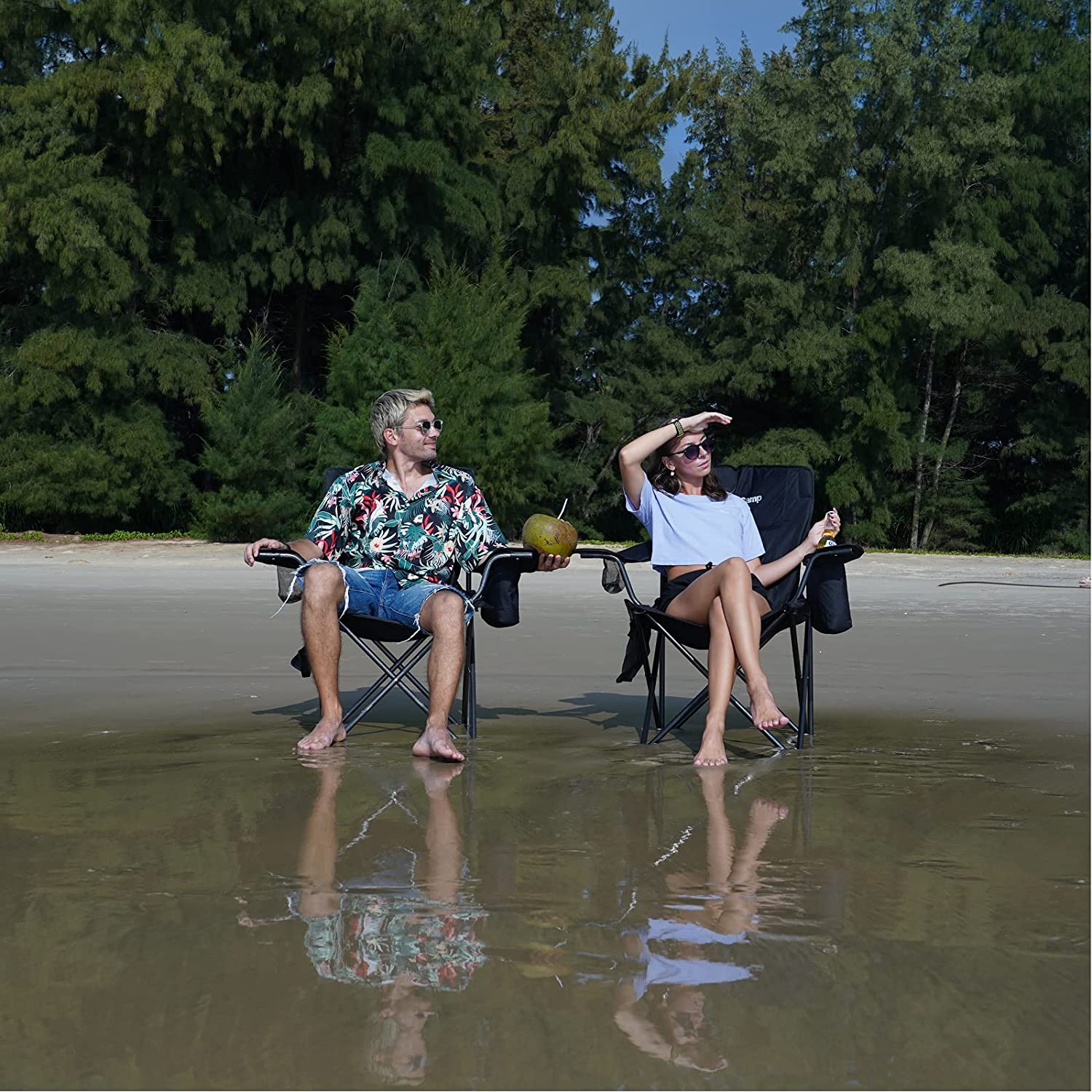 KingCamp Oversized Outdoor Camping Folding Chair