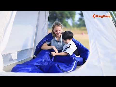 KingCamp 350g Filling Plus Size 3-4 Season Navy Sleeping Bag