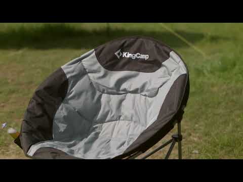 KingCamp Padded Oversized Moon Saucer Round Chairs