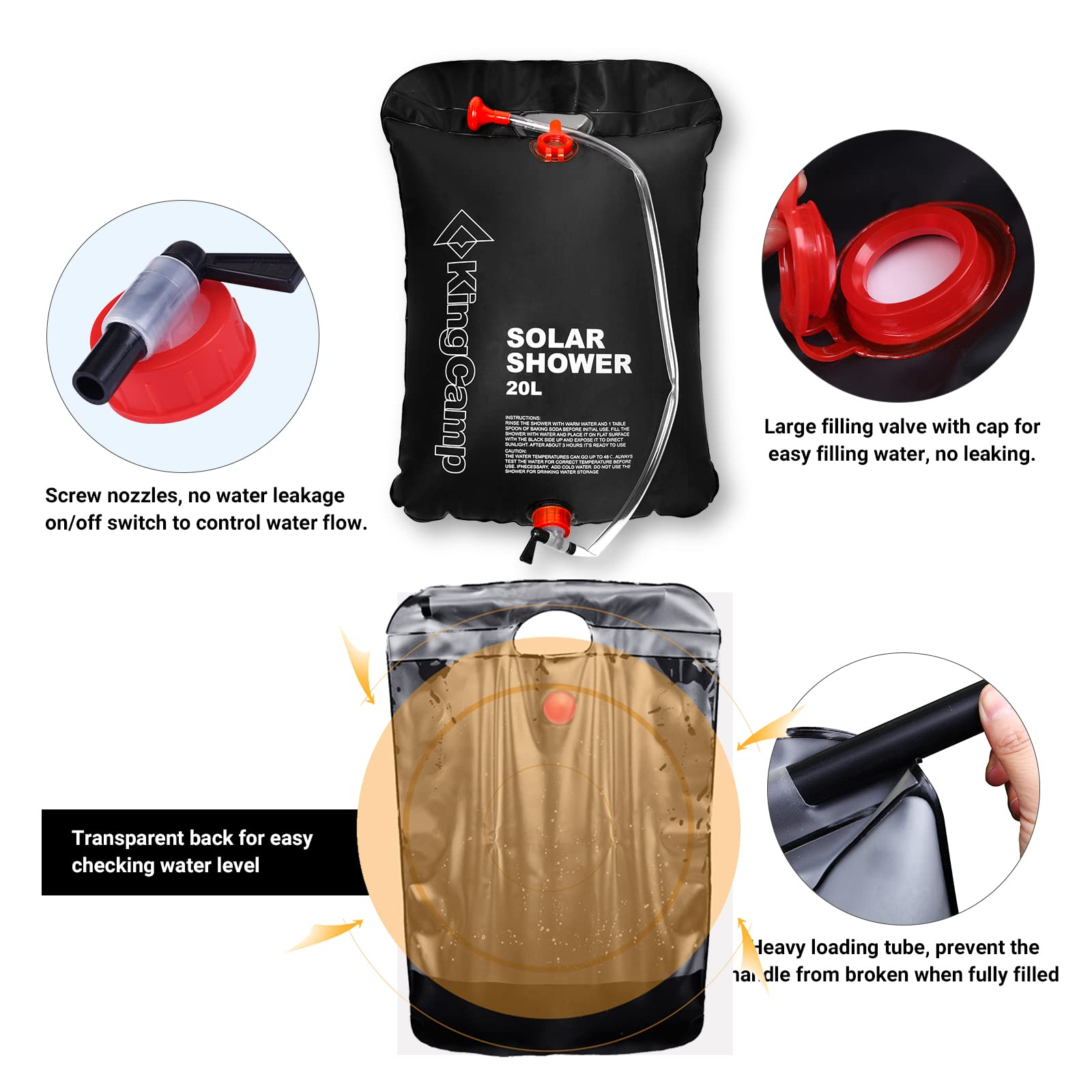 KingCamp Outdoor Privacy Shower Tent